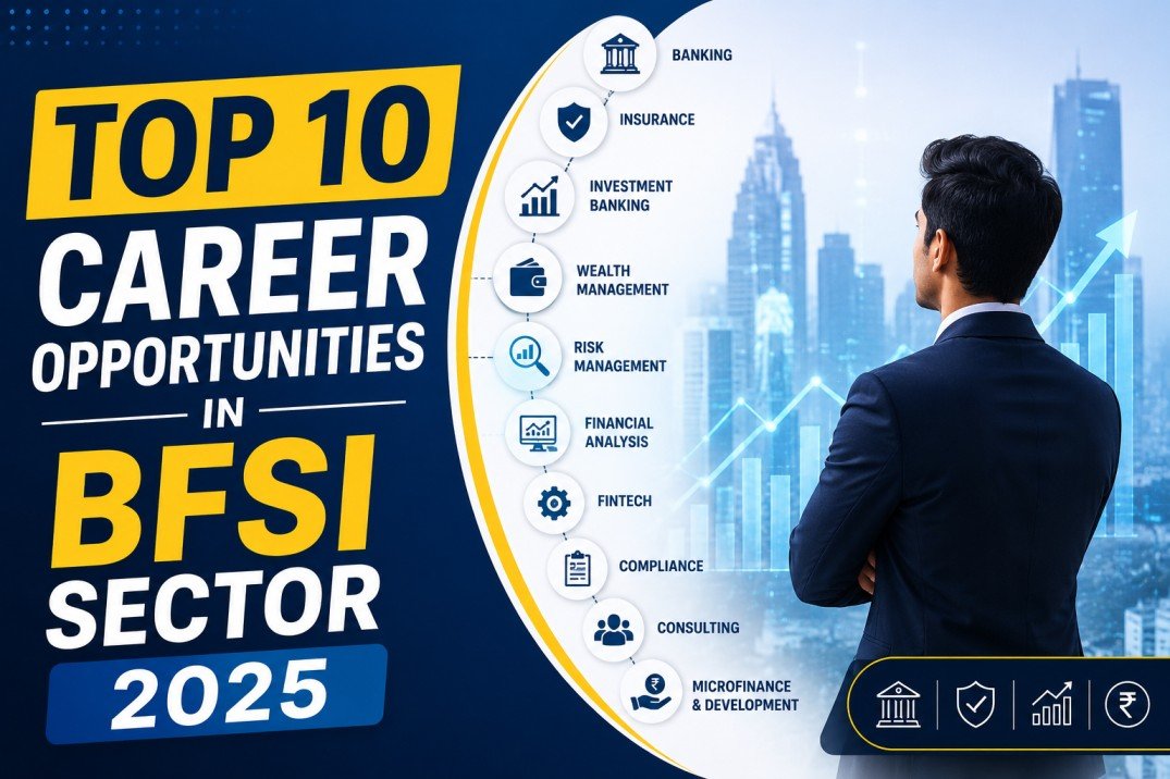 Top 10 Career Opportunities in BFSI Sector 2025